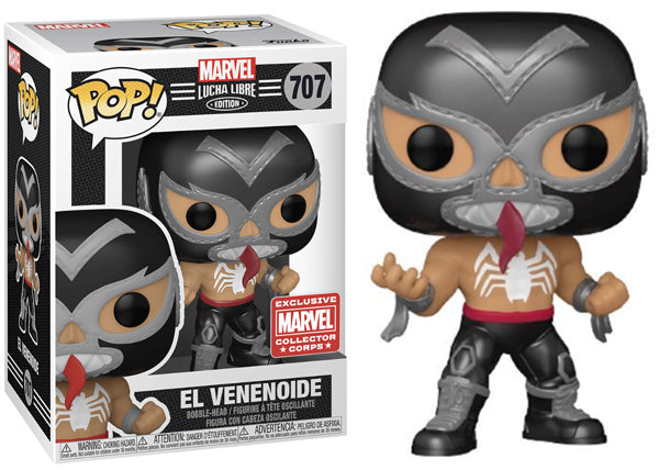 El Venenoide (Metallic, Marvel Lucha Libre) 707 - Collector Corps Exclusive (Online Order Only)
