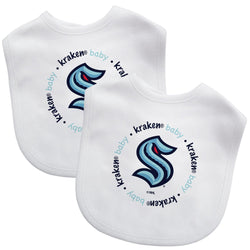 Seattle Kraken - Baby Bibs 2-Pack (ONLINE ORDER ONLY)