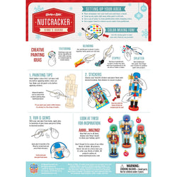 Nutcracker King's Guard Ornament Wood Paint Kit (ONLINE ORDER ONLY)