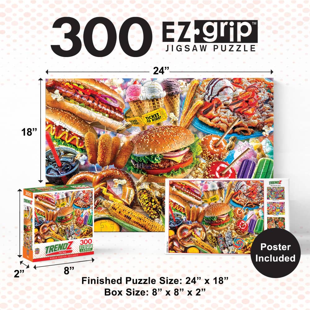 Trendz - Fair Fare 300 Piece EZ Grip Jigsaw Puzzle