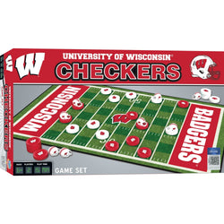 Wisconsin Badgers Checkers Board Game (ONLINE ORDER ONLY)