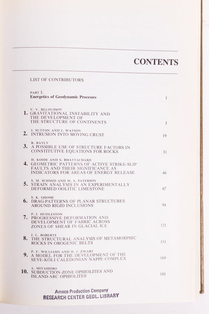 Energetics of Geological Processess (ONLINE ORDER ONLY)