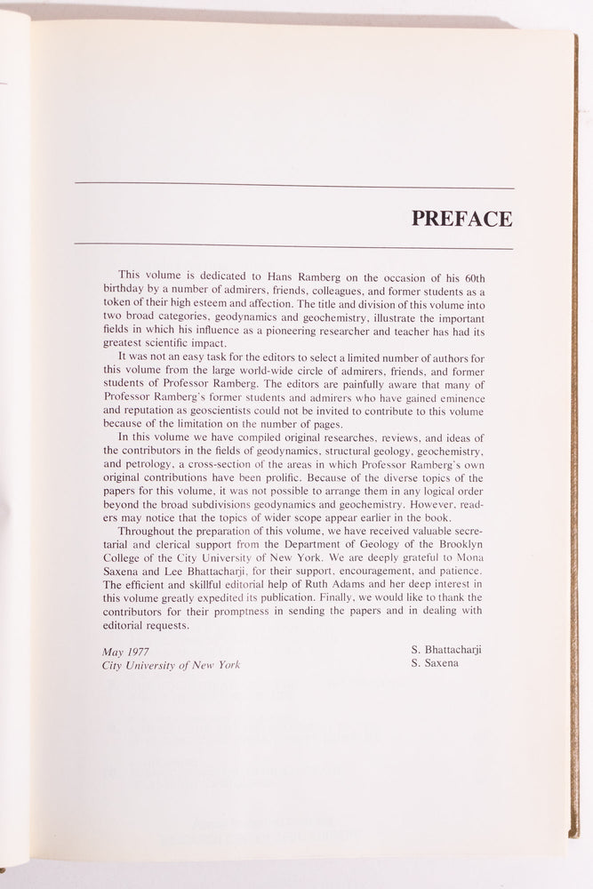 Energetics of Geological Processess (ONLINE ORDER ONLY)