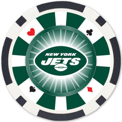 New York Jets 100 Piece Poker Chips (ONLINE ORDER ONLY)