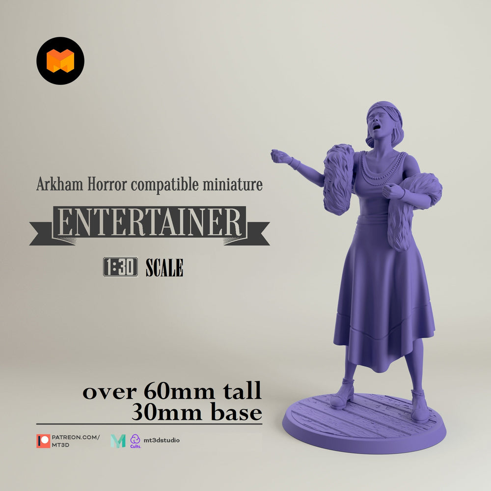 Arkham Compatible Investigator: The Entertainer (Marie Lambeau) (Online Order Only)