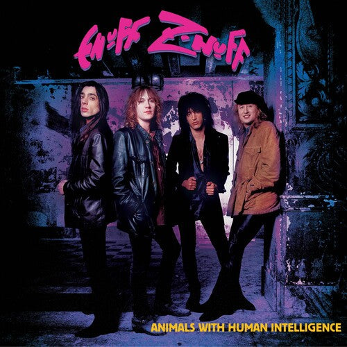 Enuff Z'nuff - Animals With Human Intelligence (Blue & Red Splatter) [Vinyl] (ONLINE ORDER ONLY)