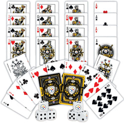 Pittsburgh Steelers - 2-Pack Playing Cards & Dice Set (ONLINE ORDER ONLY)