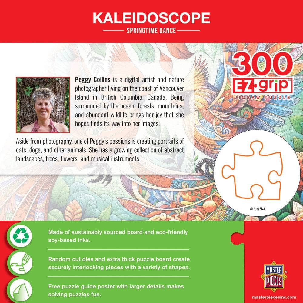 Kaleidoscope - Springtime Dance 300 Piece EZ Grip Jigsaw Puzzle