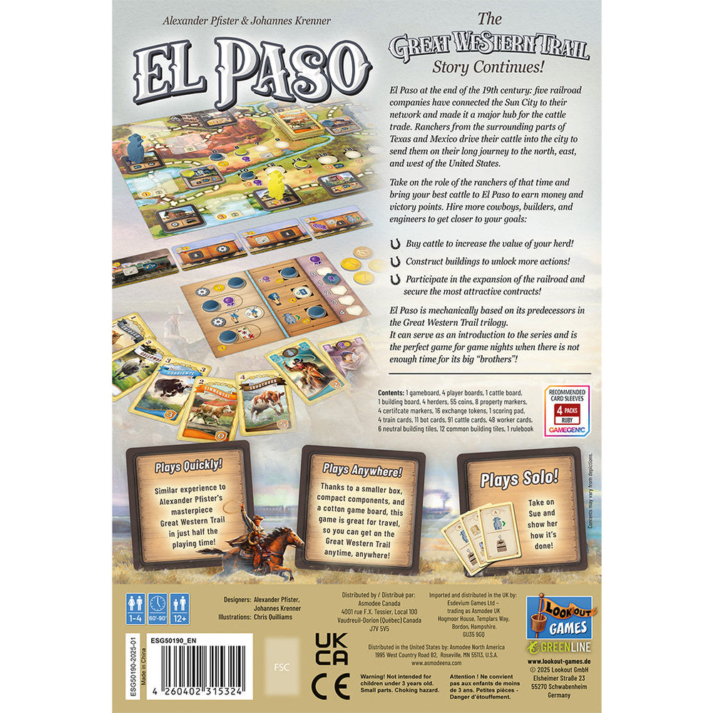 Great Western Trail: El Paso (ONLINE ORDER ONLY)