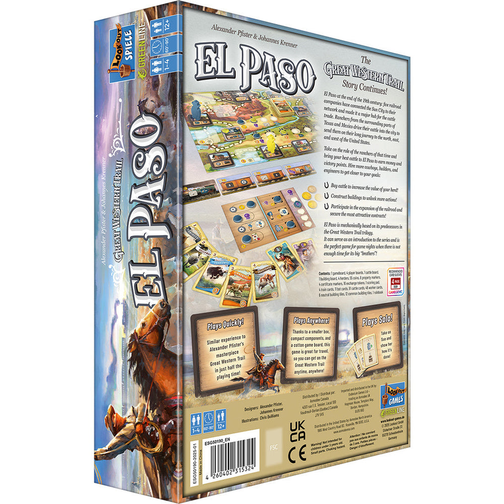Great Western Trail: El Paso (ONLINE ORDER ONLY)