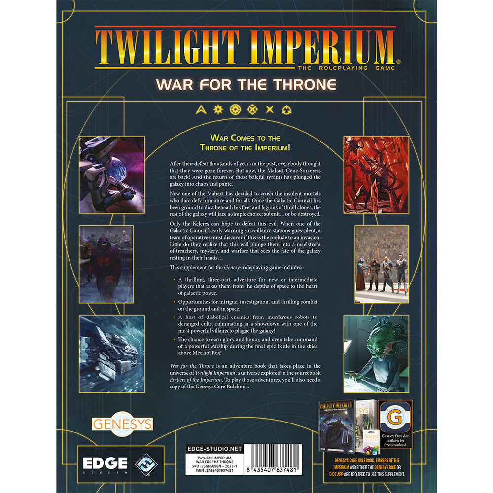 Twilight Imperium: War for the Throne (ONLINE ORDER ONLY)