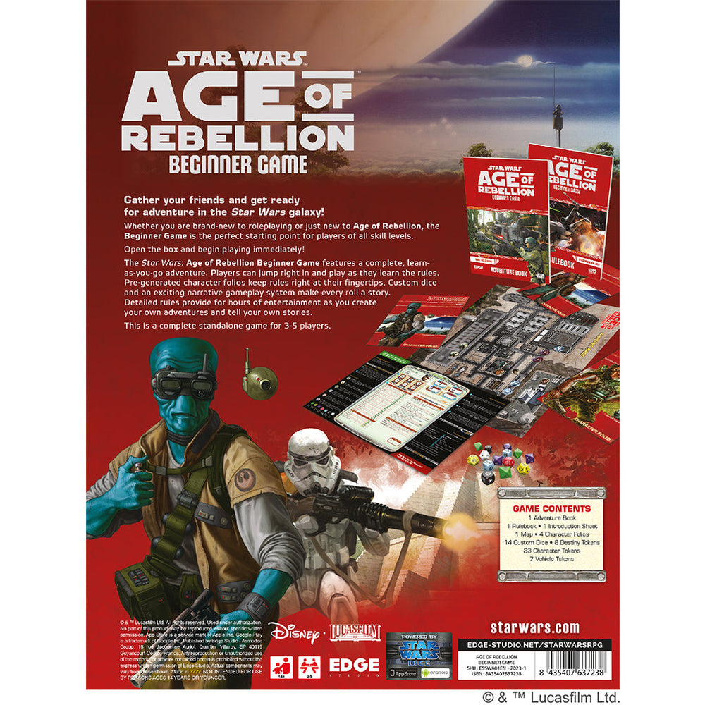 Star Wars: Age of Rebellion - Beginner Game (ONLINE ORDER ONLY)