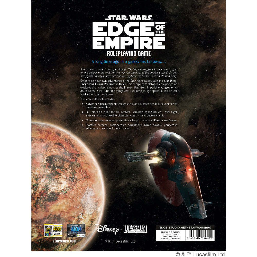 Star Wars: Edge of the Empire - Core Rulebook (ONLINE ORDER ONLY)