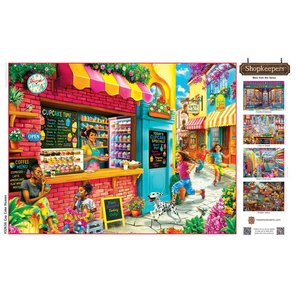 Shopkeepers - Cupcake Heaven 750 Piece Jigsaw Puzzle