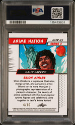 Graded 2024 Leaf Web Exclusives Malik Nabers #37 Anime Nation Series 2 Pink /10 Football Card PSA 8 Near Mint (ONLINE ORDER ONLY)