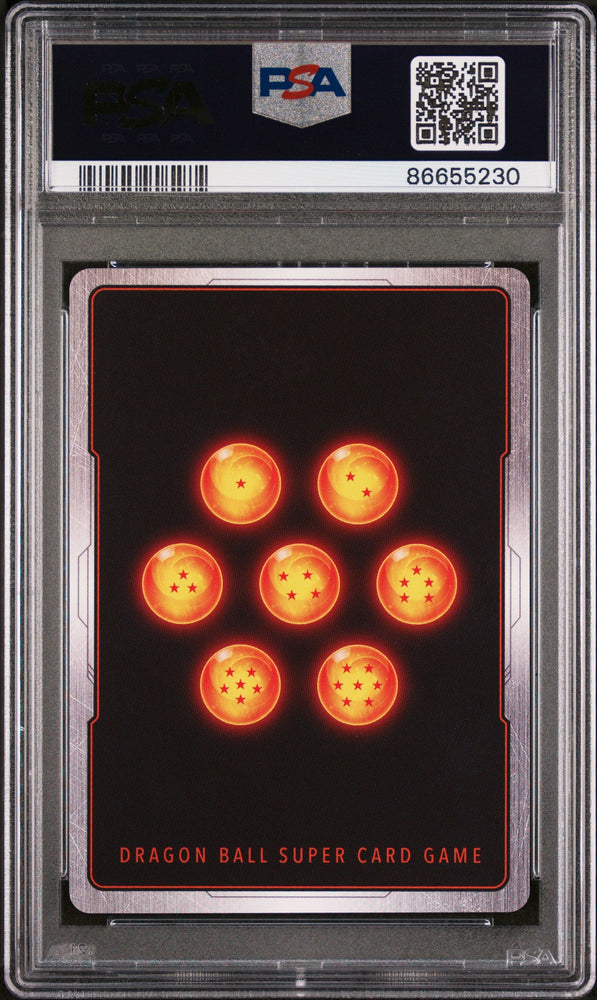 2022 DRAGON BALL SUPER MYTHIC BOOSTER SS4 S.GOKU/BYD.LMTS. #P-262 - PSA 8 (Online Order Only)