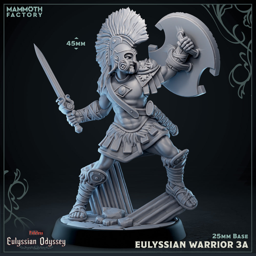 Eulyssian Warrior: Sculpt 3 (Ancient Greek Solder) (Online Only)