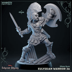 Eulyssian Warrior: Sculpt 3 (Ancient Greek Solder) (Online Only)