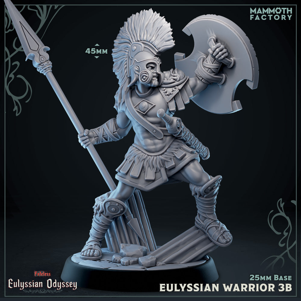 Eulyssian Warrior: Sculpt 3 (Ancient Greek Solder) (Online Only)