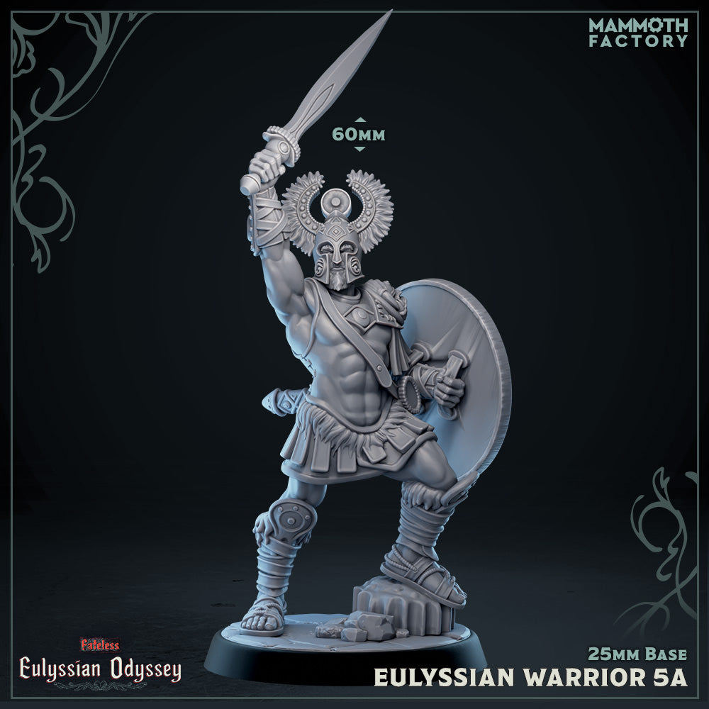 Eulyssian Warrior: Sculpt 5 (Ancient Greek Solder) (Online Only)