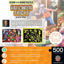 Glow in the Dark - Scared Silly 500 Piece Jigsaw Puzzle (ONLINE ORDER ONLY)