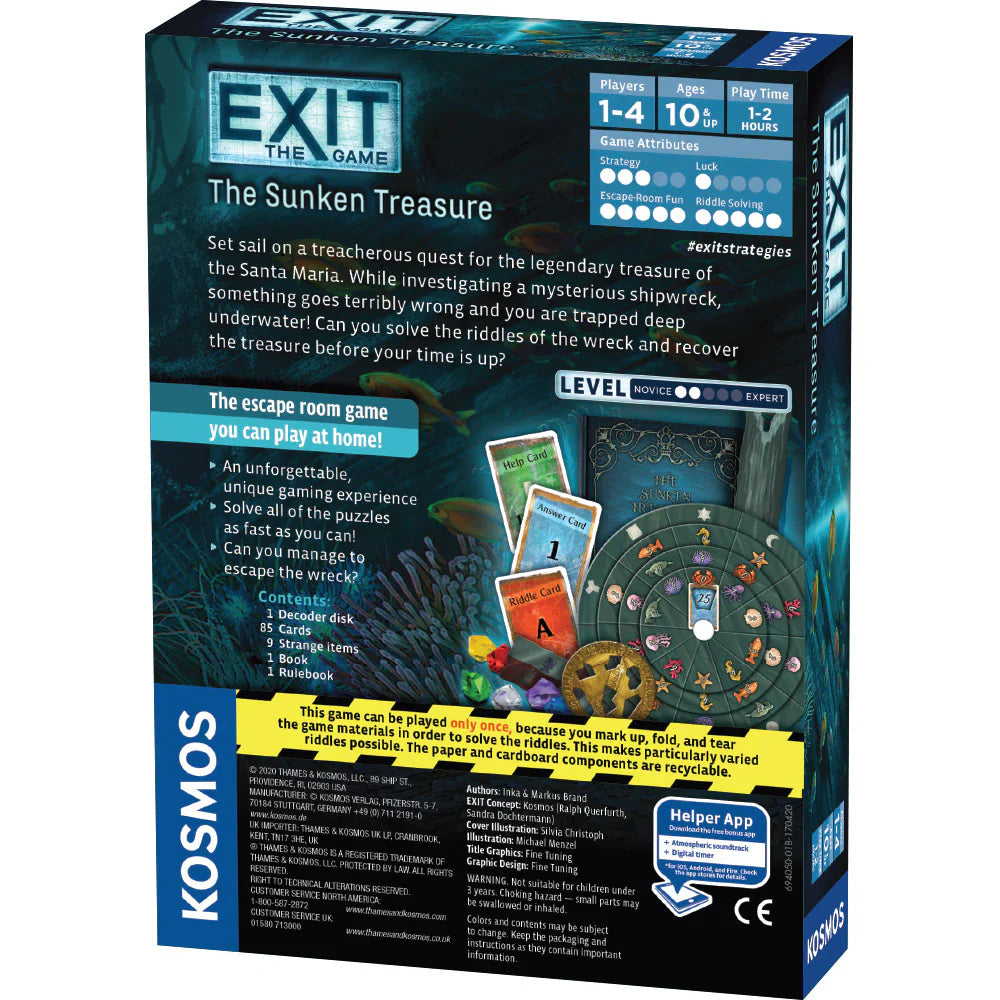 EXIT: The Sunken Treasure (ONLINE ORDER ONLY)