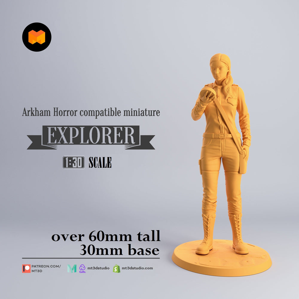 Arkham Compatible Investigator: The Explorer (Ursula Downs) (Online Only)