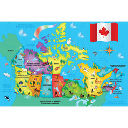 Educational - Canada Map 36 Piece Floor Jigsaw Puzzle (ONLINE ORDER ONLY)