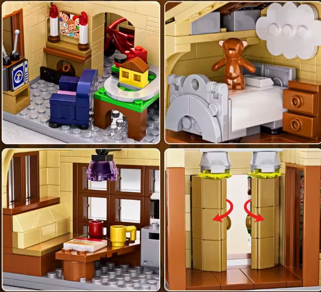 ET Cottage Building Set – 1452 PCS Space-Themed House (ONLINE ORDER ONLY)