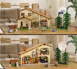 ET Cottage Building Set – 1452 PCS Space-Themed House (ONLINE ORDER ONLY)