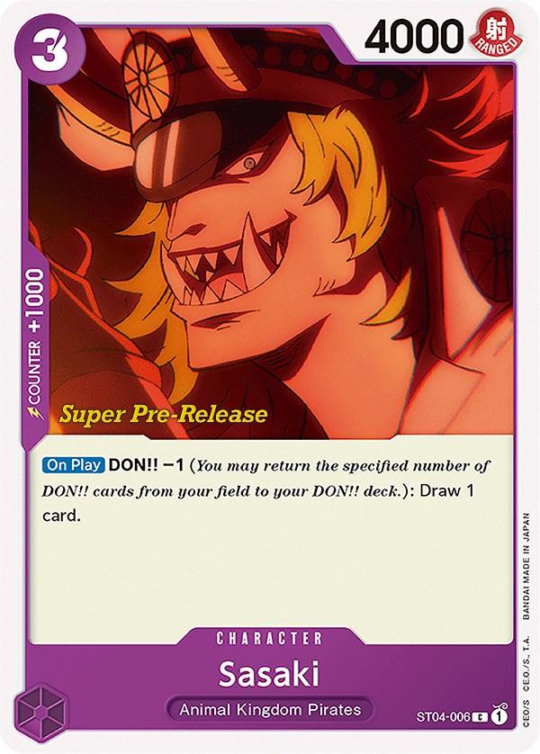 Sasaki [Super Pre-Release Starter Deck: Animal Kingdom Pirates] (ONLINE ORDER ONLY)