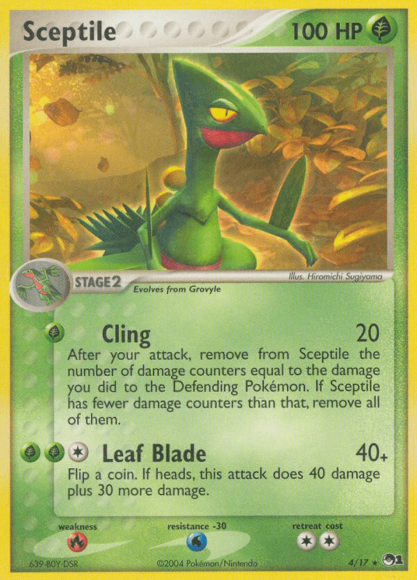 Sceptile (4/17) [POP Series 1] (Online Only)
