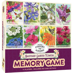 Farmer's Almanac - Backyard Garden Flowers Memory Game (ONLINE ORDER ONLY)