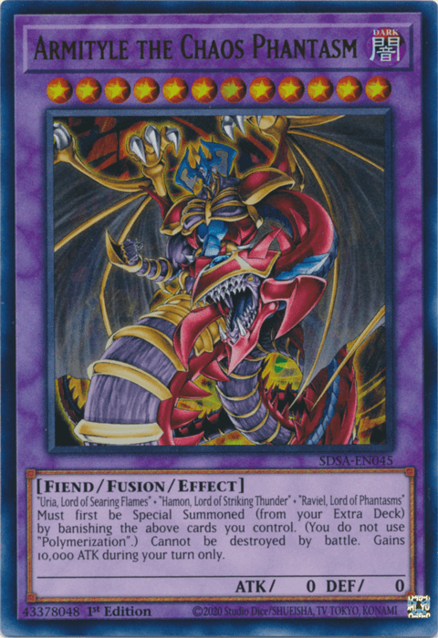 Armityle the Chaos Phantom [SDSA-EN045] Ultra Rare (ONLINE ORDER ONLY)