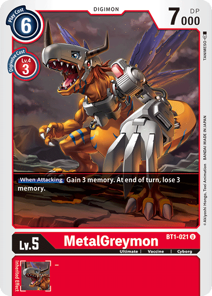 MetalGreymon [BT1-021] [Release Special Booster Ver.1.0] (ONLINE ORDER ONLY)