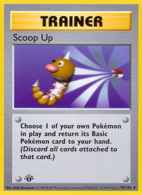Scoop Up (78/102) (Shadowless) [Base Set 1st Edition] (Online Only)