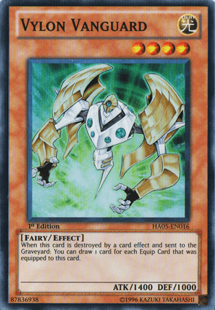 Vylon Vanguard [HA05-EN016] Super Rare (ONLINE ORDER ONLY)