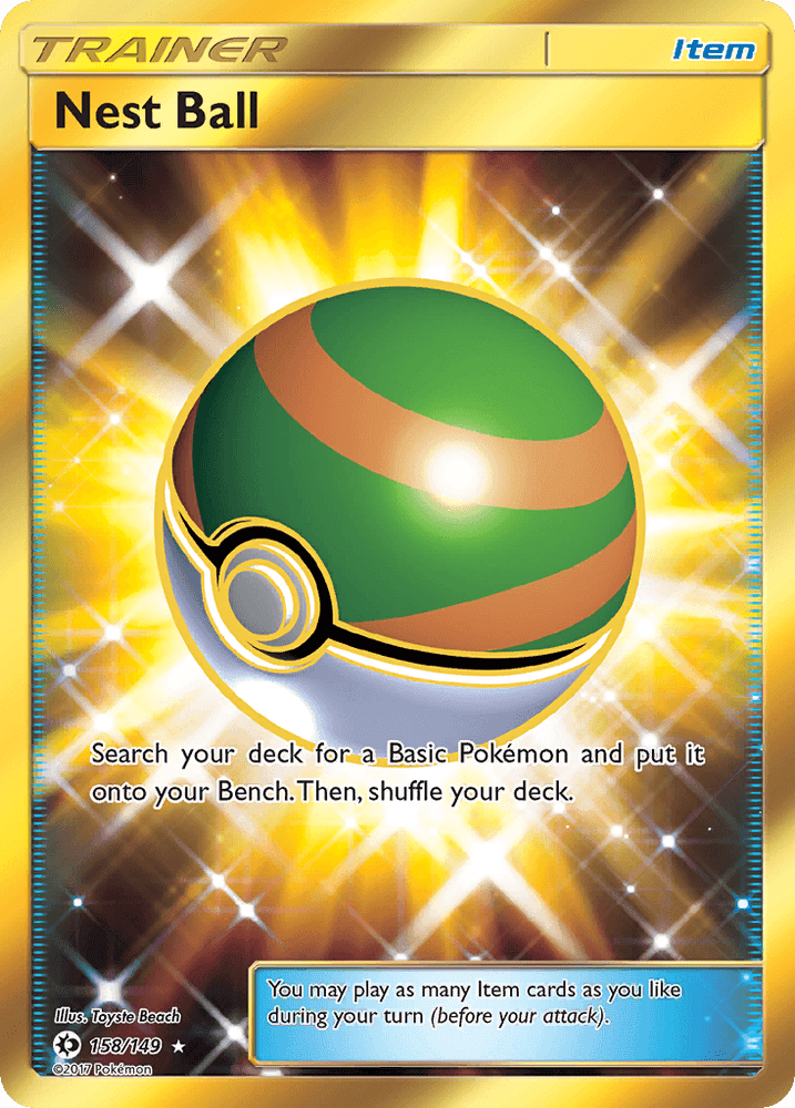 Nest Ball (158/149) [Sun & Moon: Base Set] (Online Only)