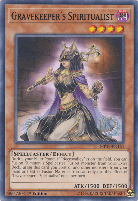 Gravekeeper's Spiritualist [MP19-EN164] Common (ONLINE ORDER ONLY)