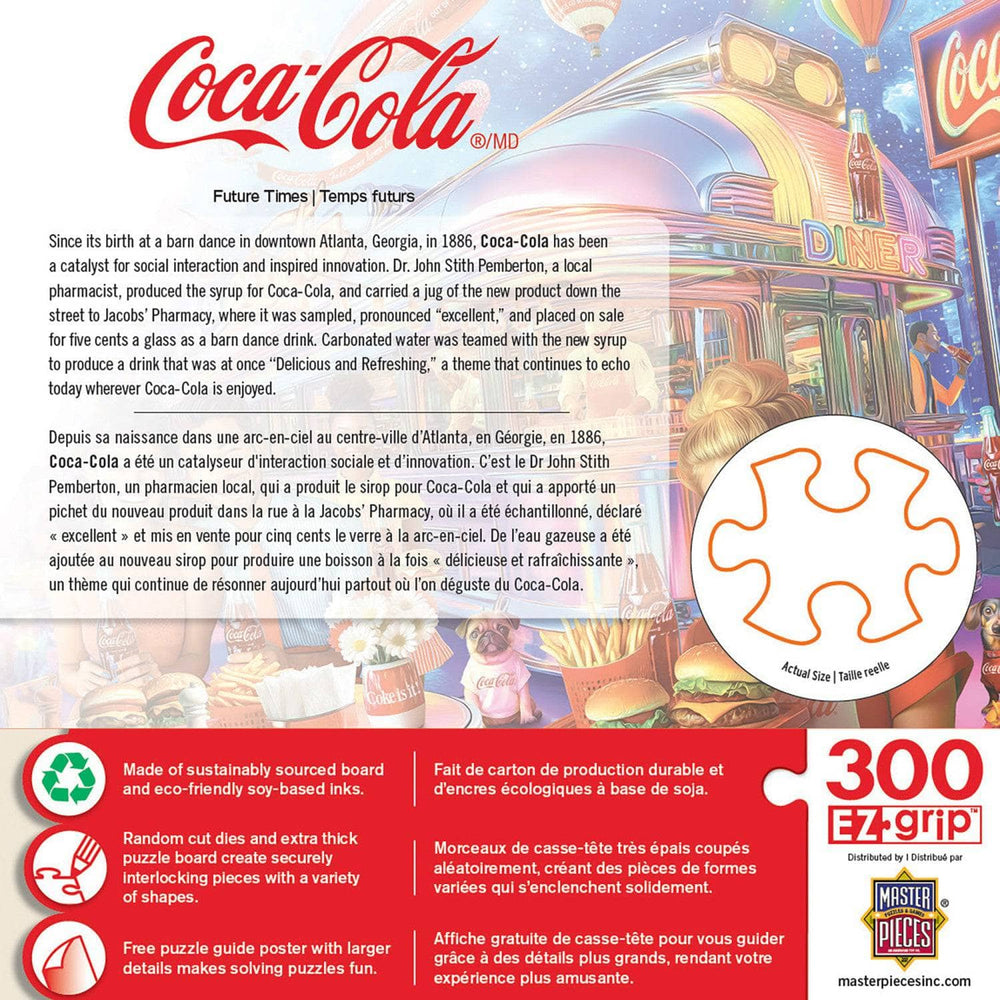 Coca-Cola - Future Times 300 Piece EZ Grip Jigsaw Puzzle (ONLINE ORDER ONLY)