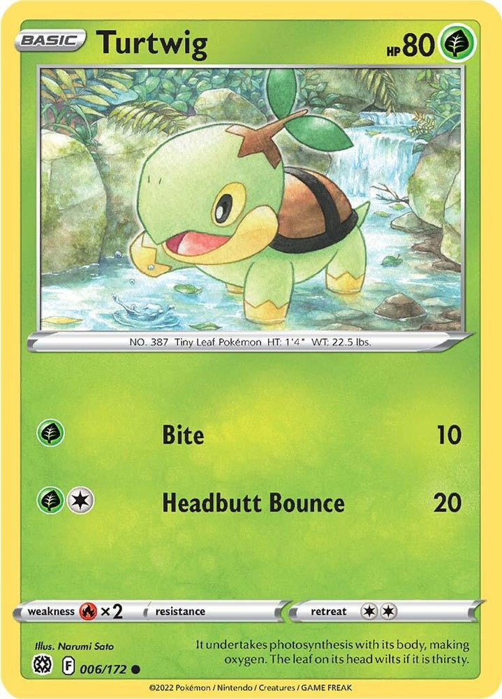 Turtwig (006/172) [Sword & Shield: Brilliant Stars] (Online Only)