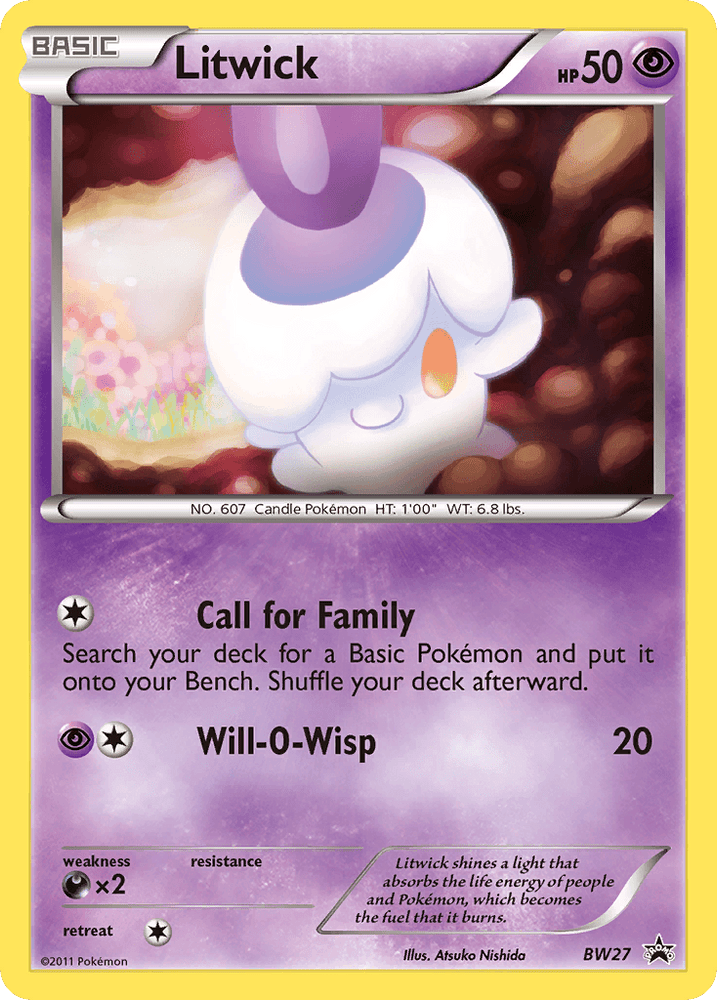 Litwick (BW27) [Black & White: Black Star Promos] (Online Only)
