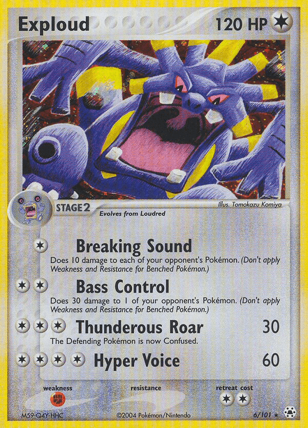 Exploud (6/101) [EX: Hidden Legends] (Online Only)