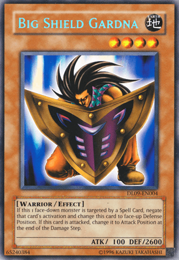 Big Shield Gardna (Blue) [DL09-EN004] Rare (ONLINE ORDER ONLY)