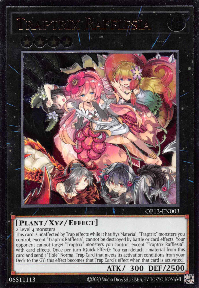 Traptrix Rafflesia [OP13-EN003] Ultimate Rare (ONLINE ORDER ONLY)