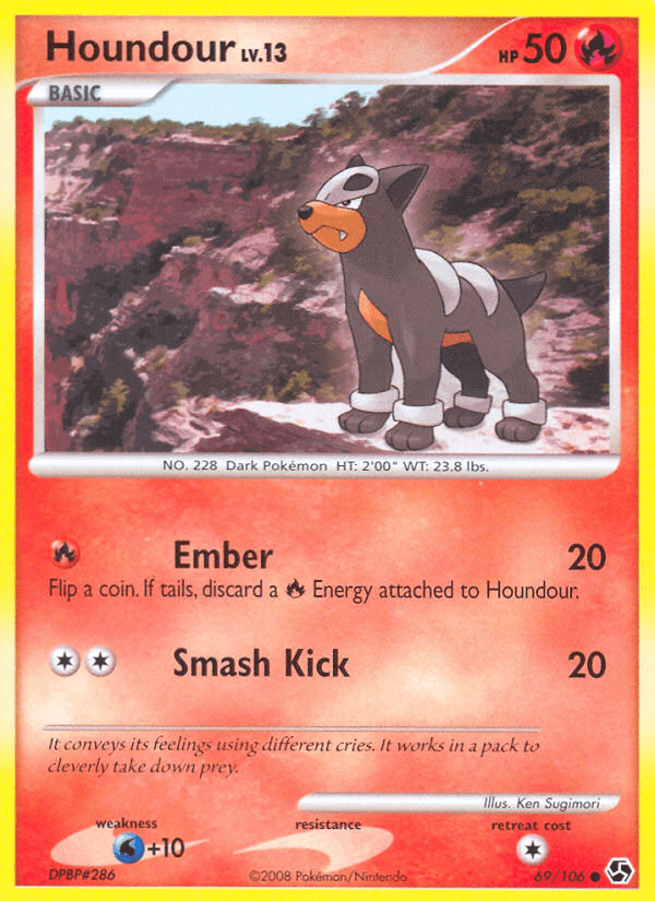 Houndour (69/106) [Diamond & Pearl: Great Encounters] (Online Only)
