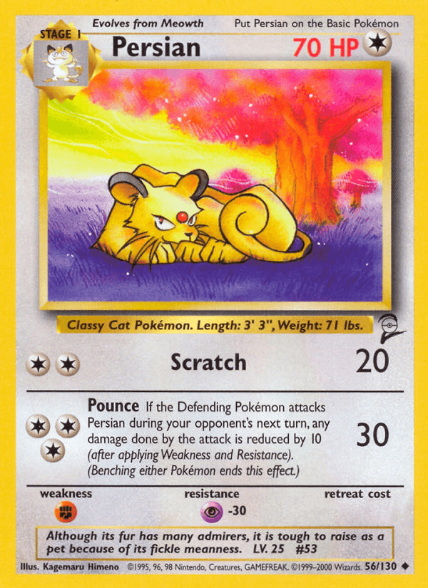 Persian (56/130) [Base Set 2] (Online Only)