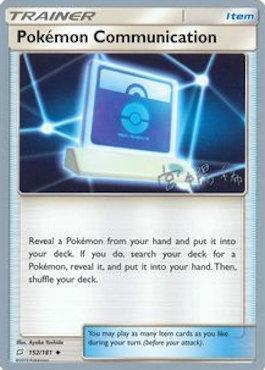 Pokemon Communication (152/181) (Pikarom Judge - Haruki Miyamoto) [World Championships 2019] (Online Only)