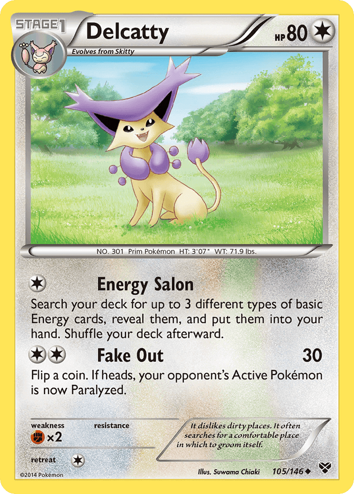 Delcatty (105/146) [XY: Base Set] (Online Only)