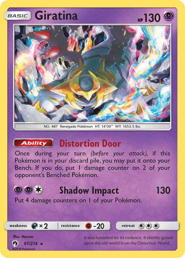 Giratina (97/214) (Theme Deck Exclusive) [Sun & Moon: Lost Thunder] (Online Only)